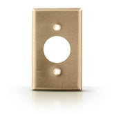 Leviton 83004 Metal 1 Gang Single Receptacle Wallplate